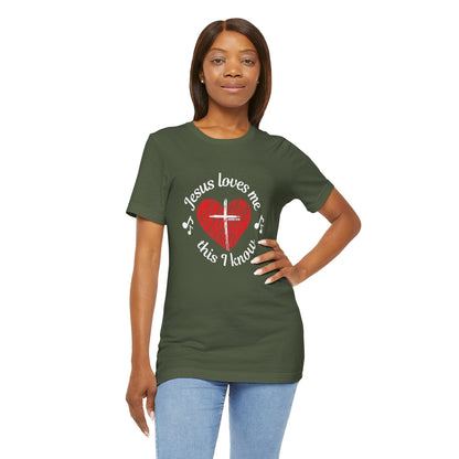“Jesus Loves Me” Heart T-Shirt