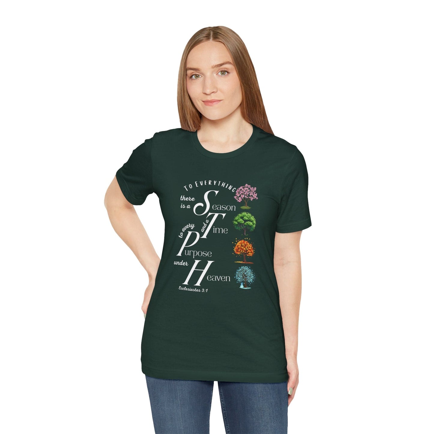 To Everything a Season | Ecclesiastes 3:1 Christian T-Shirt