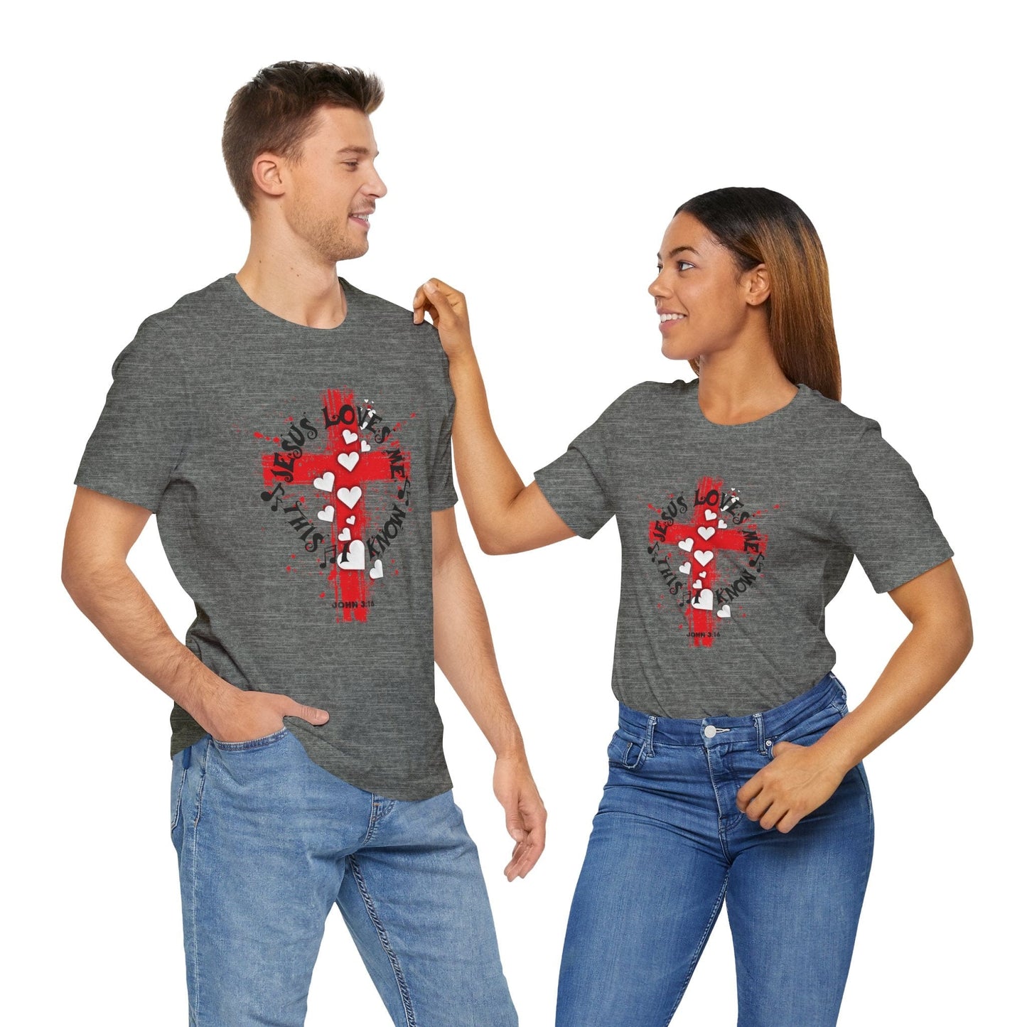“Jesus Loves Me” Cross T-Shirt